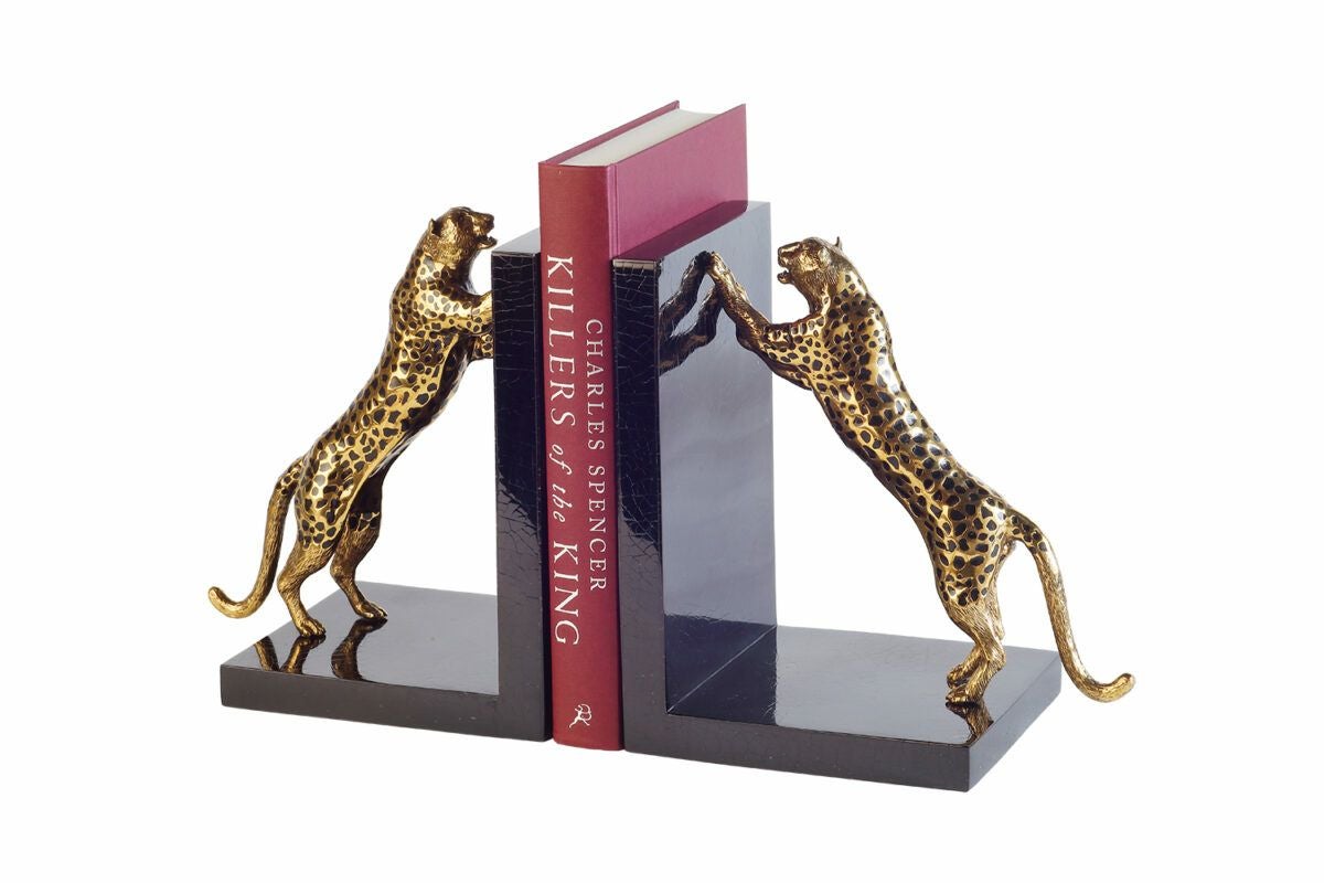 ブックエンド（レオパード）